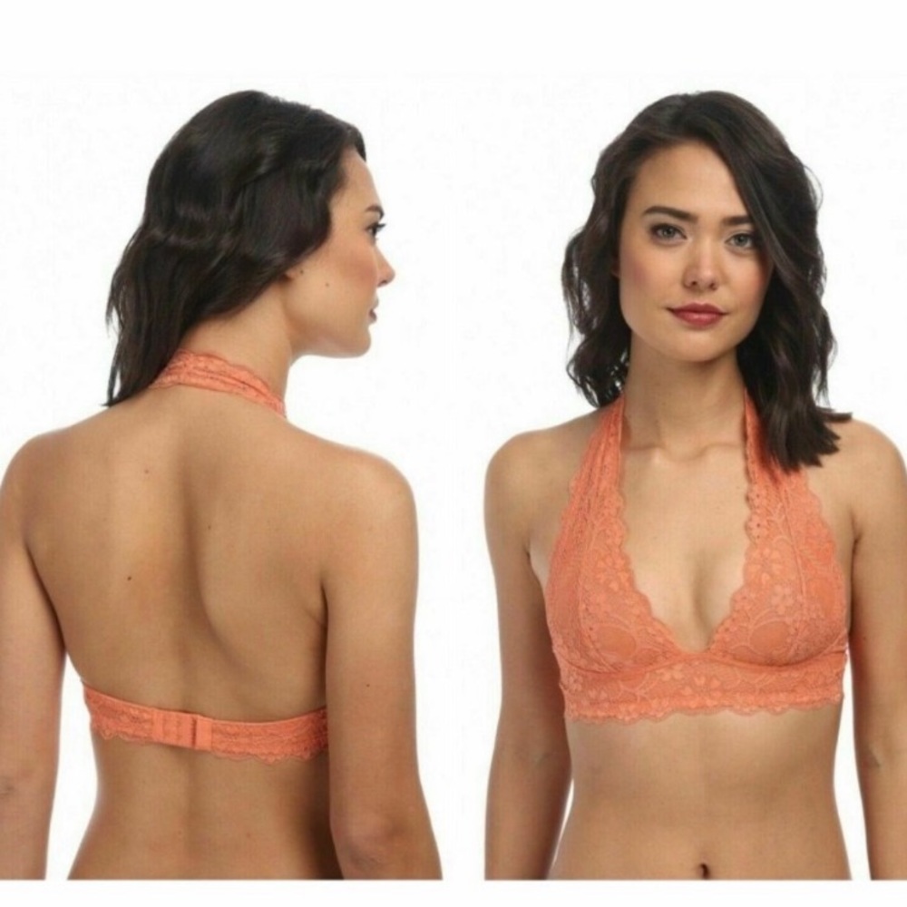 Free People Galloon Lace Halter Bralette